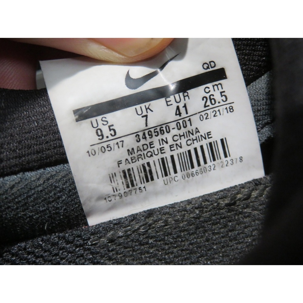 Nike Air Max 2017 Shoes Womens 9.5 Black Running Sneakers 849560-001 Road Gym - Picture 10 of 11